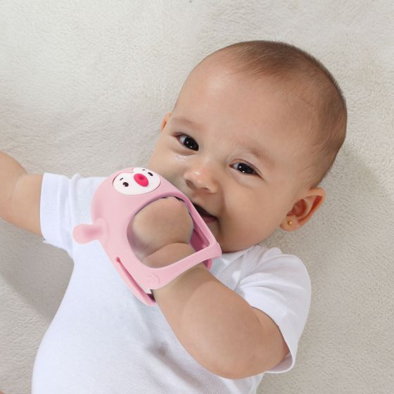 Penguin Wearable Soothing Teether - Asst