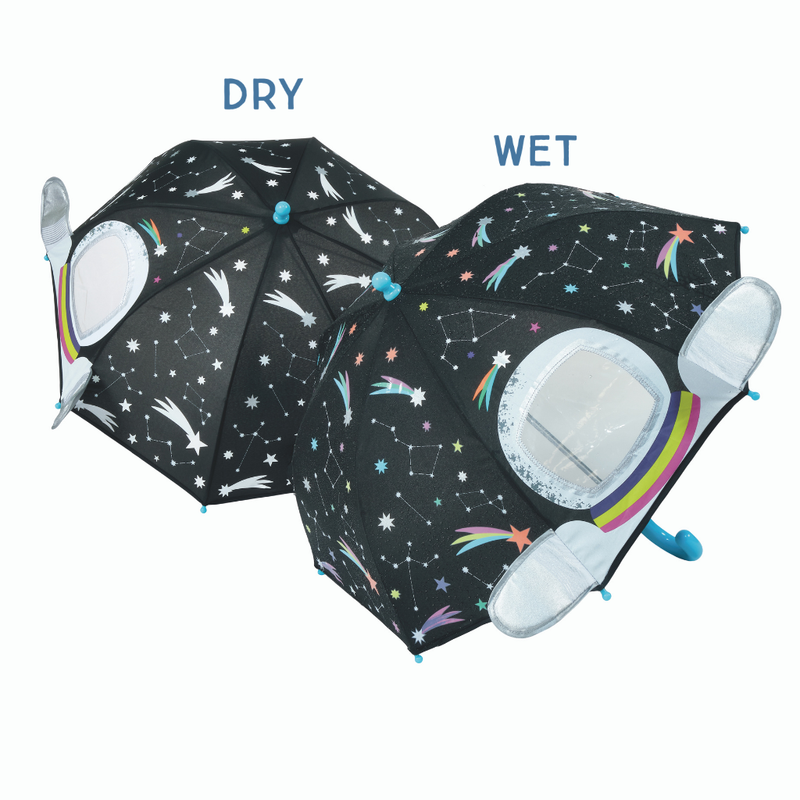 Floss and Rock | 3D Colour Changing Umbrella - Space