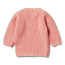W & F | Knitted Spot Jumper Flamingo Fleck RRP $69.99