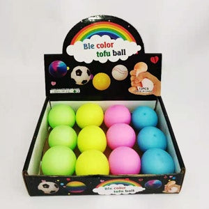 Squish Ball - Glow in the dark - Asst colours