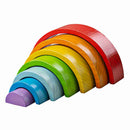 BigJigs | Wooden Stacking Rainbow Puzzle