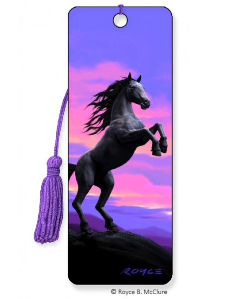 3D Stallion Bookmark