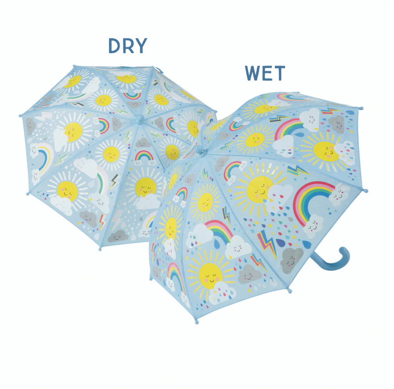 FLOSS & ROCK COLOUR CHANGING UMBRELLA - SUN & CLOUDS