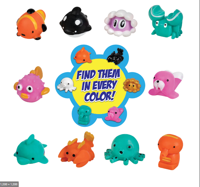 ORB Arcade Squish Sea Collection - Styles and Colours May Vary