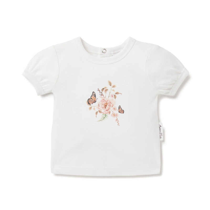 Aster & Oak | Butterfly Garden Print Top