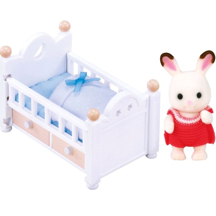 Sylvanian Families | Chocolate Rabbit Baby Set