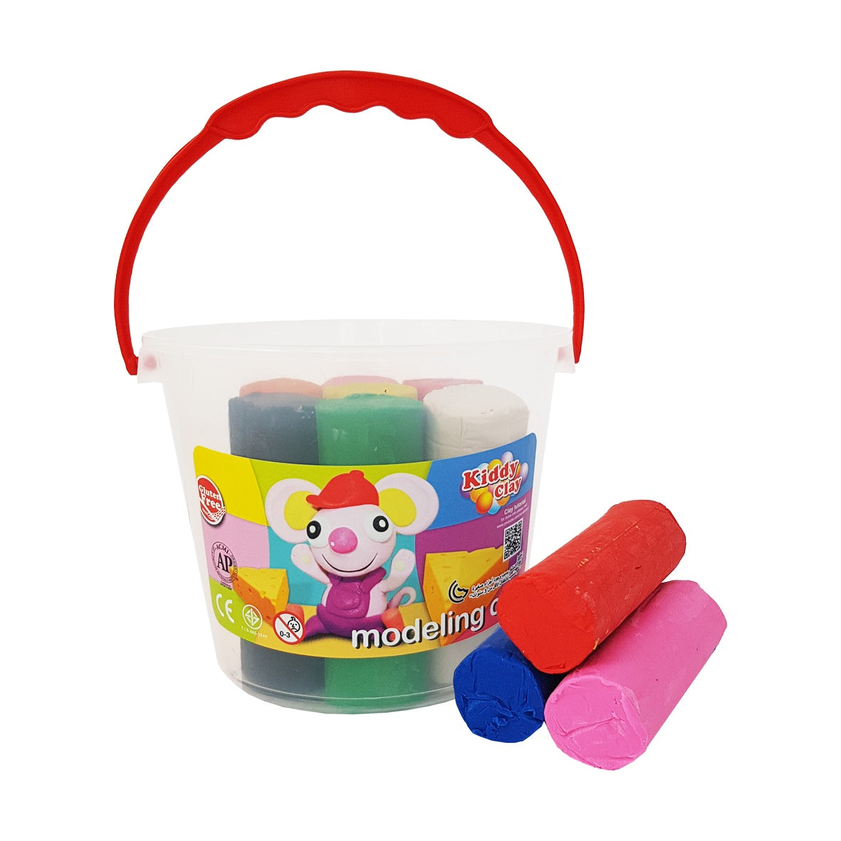 Modelling Clay Tub 8 colours 700g