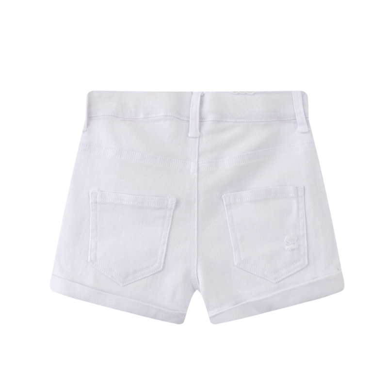 Cracked Soda | Tilli Denim Shorts White