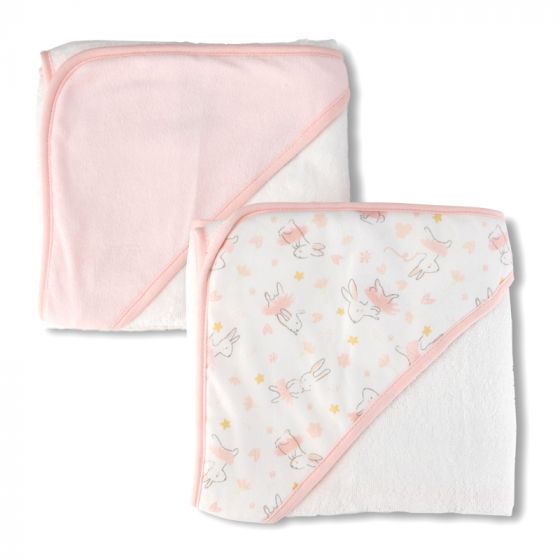 The Little Linen Company Hooded Towel  - Ballerina Bunny