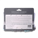 LITTLE LINEN TOWELLING WASHCLOTH 6PK - SKYDREAM TEAL