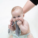 LITTLE LINEN TOWELLING WASHCLOTH 6PK - SKYDREAM TEAL