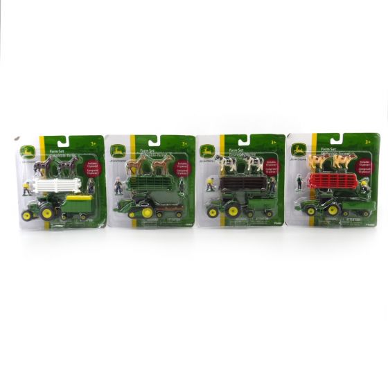John Deere | 10 piece Mini Farm Set -Cows