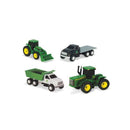 John Deere | 4 Piece Vehicle Carded Set ( white truck)