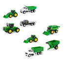 John Deere | 4 Piece Vehicle Carded Set ( white truck)