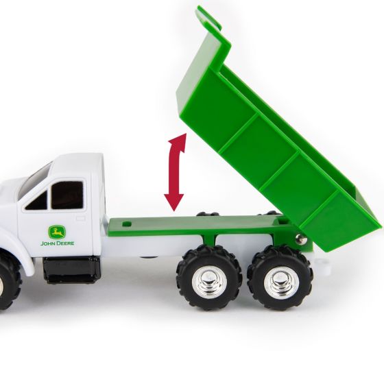 John Deere | 4 Piece Vehicle Carded Set ( white truck)