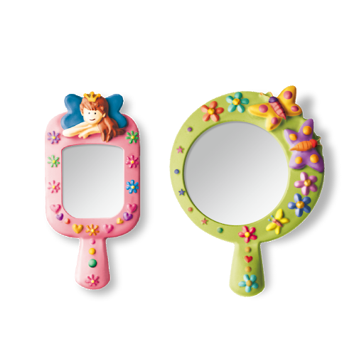 MOULD & PAINT YOUR PRINCESS & BUTTERFLY MIRROR