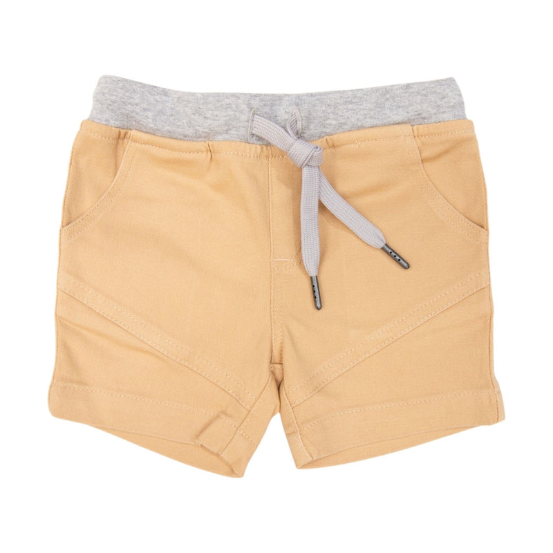 Korango | Baby Boys Twill Shorts - Mustard