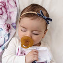 Snuggle Hunny | Petite Bow Headband-Moonlight Blue