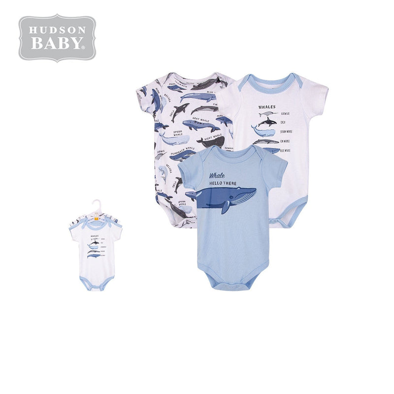 Whale Bodysuit 3 pack