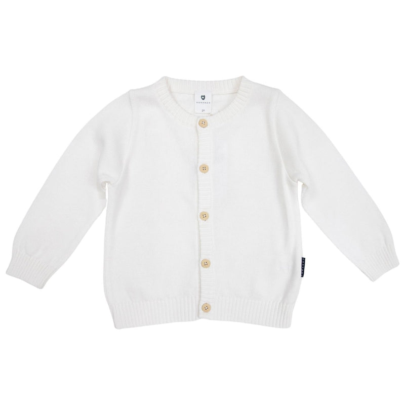 Korango | Girls Classic White Cardigan