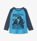 Hatley | Dino Vs Shark Raglan Tee