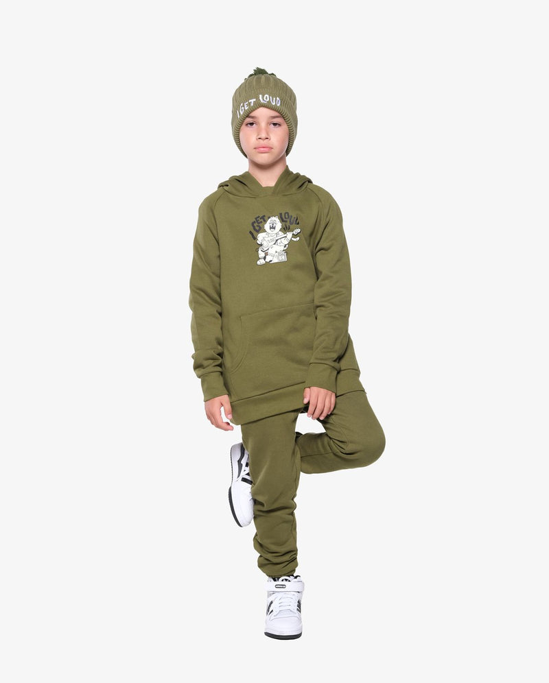 BOB | Khaki Green Fleece Joggers