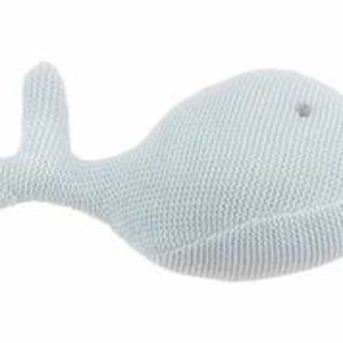 Baby Bow | Soft Knitted Rattle - Whale (Assorted)