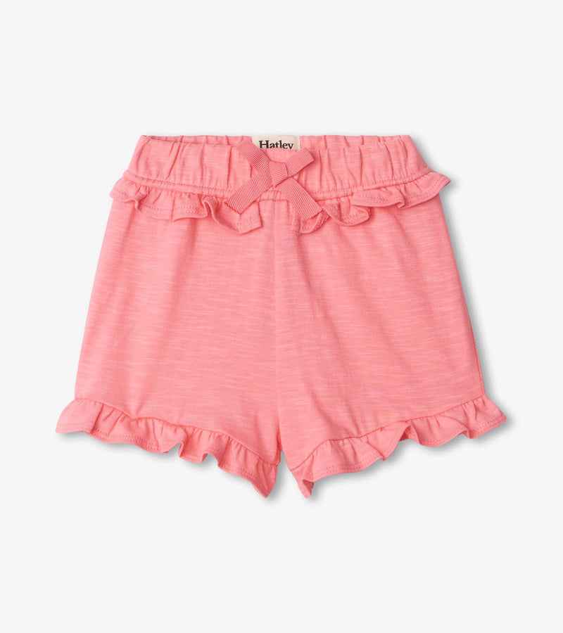 Hatley | Pink Baby Ruffle Shorts